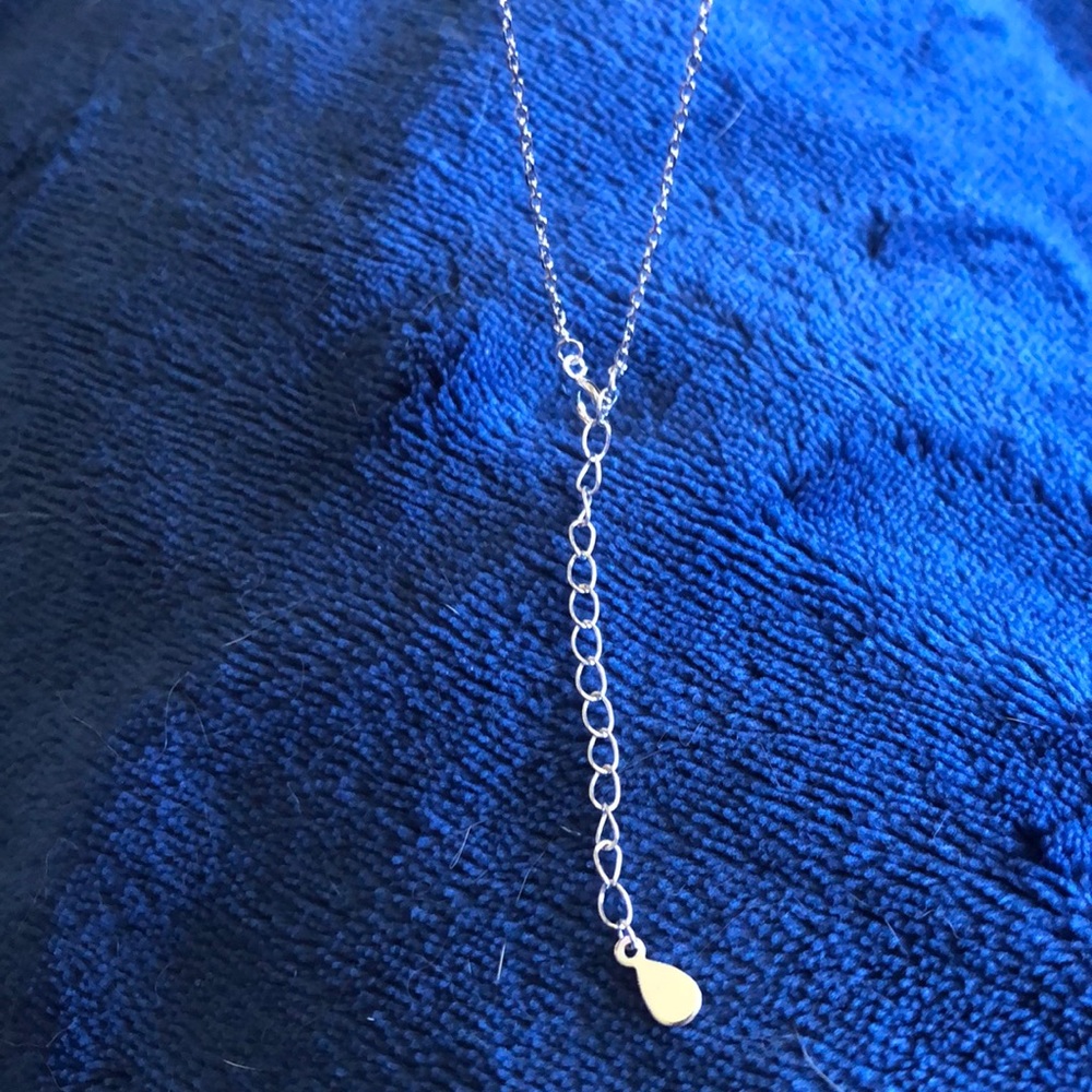 Sterling Silver Wave Necklace - Picture 3 of 4